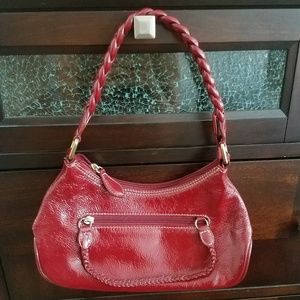 Red Wilson's Leather Handbag